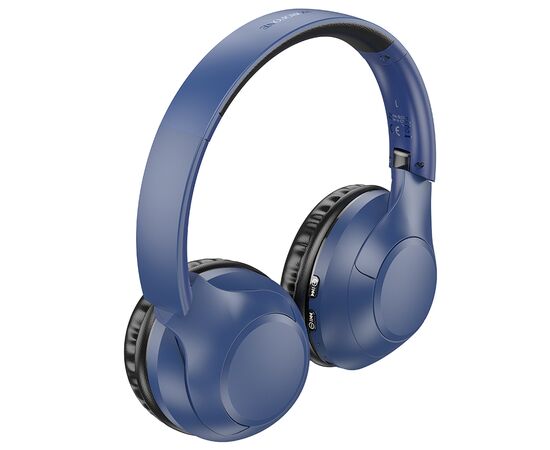 Bluetooth-наушники полноразмерные Bluetooth 5.3 200mah Borofone BO23 Glamour (Blue) 