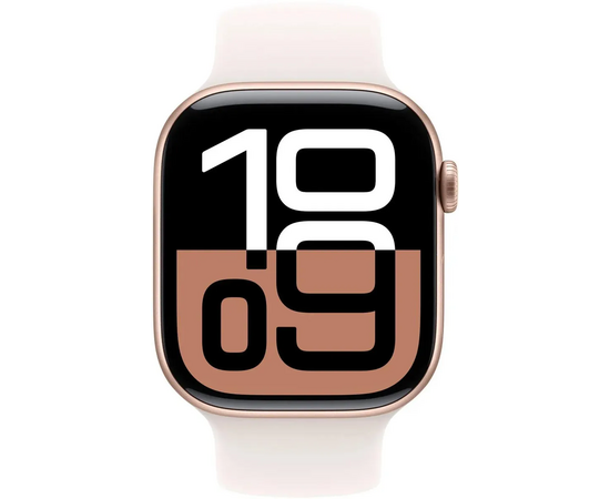  Smart-часы Apple Watch Series 10 MWWU3LW/A 46мм OLED корп.розовое золото Sport Band рем.белый разм.брасл. M/L 