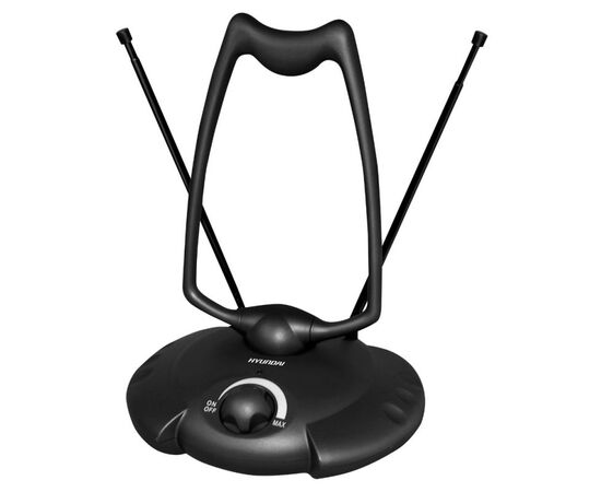  Антенна телевизионная Hyundai H-TAI200 30дБ активная черный 