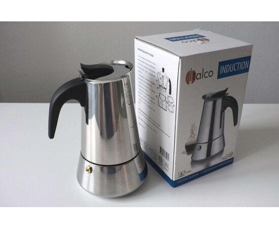  Кофеварка Italco Induction 0.240л нерж.сталь серебристый (227600) 