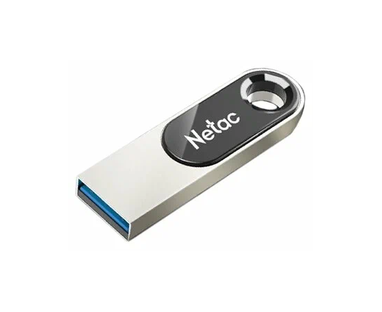  USB 3.0  64GB  Netac  U278  чёрный/серебро 