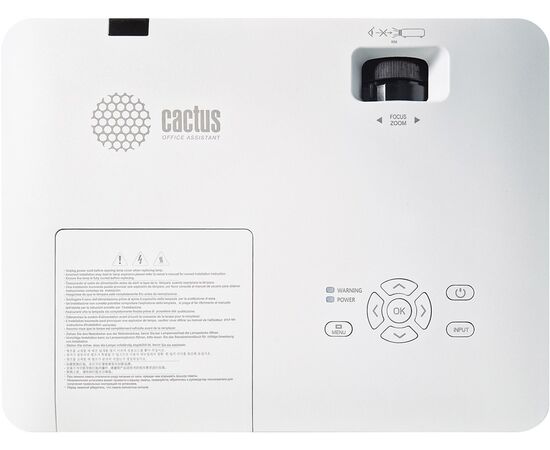  Проектор Cactus CS-S3.B 3LCD 43000Lm LS 4300Lm ANSI (1280x1024) 15000:1 ресурс лампы:10000часов 1xUSB typeA 2xHDMI 4.7кг 
