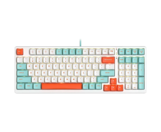  Клавиатура A4Tech Fstyler FS300 механическая черный/серый USB for gamer LED (FS300 PANDA ROCK) 