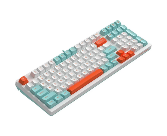  Клавиатура A4Tech Fstyler FS300 механическая черный/серый USB for gamer LED (FS300 PANDA ROCK) 