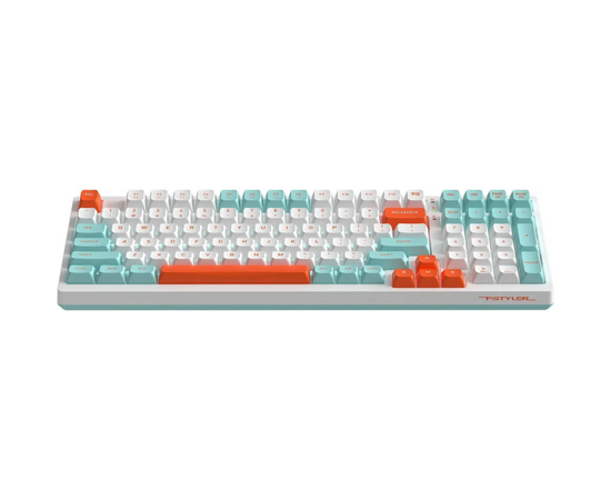  Клавиатура A4Tech Fstyler FS300 механическая черный/серый USB for gamer LED (FS300 PANDA ROCK) 