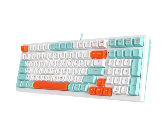  Клавиатура A4Tech Fstyler FS300 механическая черный/серый USB for gamer LED (FS300 PANDA ROCK) 