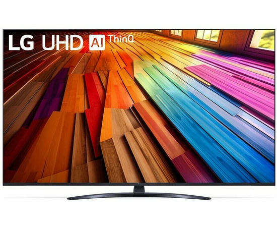  65" Телевизор LG 65UT81006LA.ARUB черный 3840x2160, 4K Ultra HD, 60 Гц, Wi-Fi, Smart TV, webOS 