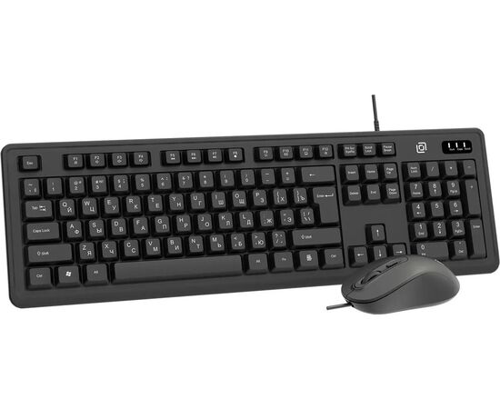  Клавиатура + мышь OKLICK S605 клав:черный мышь:черный USB Multimedia 