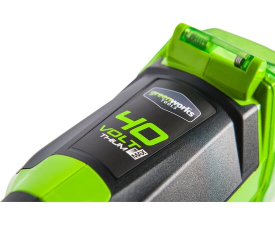  Снегоуборщик GreenWorks 2600807USB4 аккумуляторный c USB и ЗУ 40V, 30 см, бесщеточный, с 1хАКБ 4 Ач 