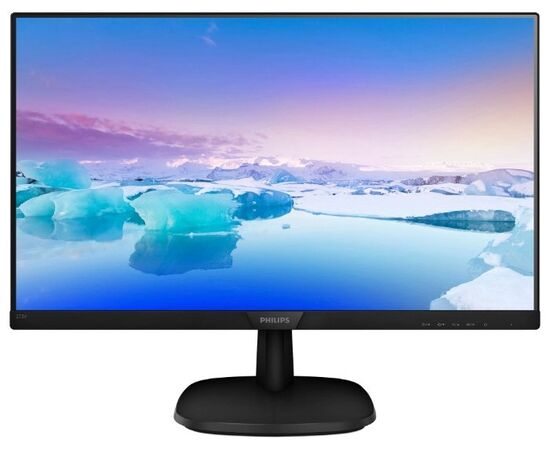  Монитор 27" PHILIPS 273V7QDSB,IPS,1920x1080, LED-подсветка, 250 кд/м2, 1000:1, 5 мс, 178°/178°, DVI, HDMI, VGA 