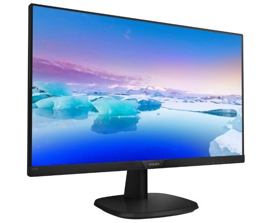  Монитор 27" PHILIPS 273V7QDSB,IPS,1920x1080, LED-подсветка, 250 кд/м2, 1000:1, 5 мс, 178°/178°, DVI, HDMI, VGA 