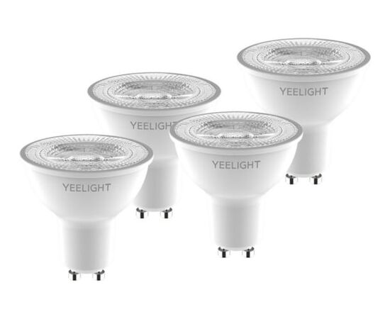  Умная лампочка Yeelight GU10 Smart bulb W1(Dimmable) (YGYC0120005WTEU) упаковка 4 шт. 
