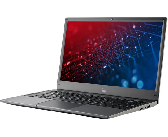  Ноутбук iRU Tactio 14ALH (2058884) 14", IPS, Intel Core i5 1235U 1.3ГГц, 10 ядер, 16ГБ 512ГБ SSD, Intel Iris Xe graphics, Free DOS, серый 