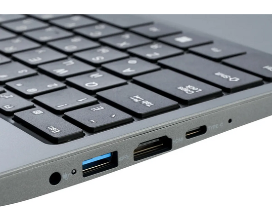  Ноутбук iRU Tactio 14ALH (2058884) 14", IPS, Intel Core i5 1235U 1.3ГГц, 10 ядер, 16ГБ 512ГБ SSD, Intel Iris Xe graphics, Free DOS, серый 