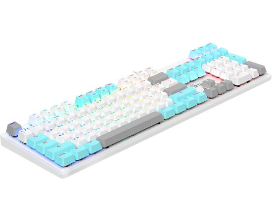  Клавиатура A4Tech Bloody S510R механическая белый USB for gamer LED (S510R USB ICY WHITE/BLMS RED) 