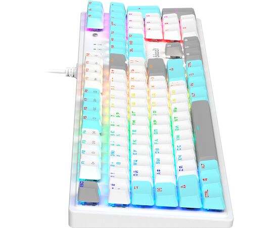  Клавиатура A4Tech Bloody S510R механическая белый USB for gamer LED (S510R USB ICY WHITE/BLMS RED) 