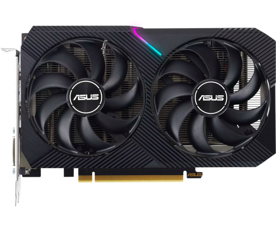  Видеокарта Asus Nvidia GeForce RTX 3050 (Dual-RTX3050-O8G-V2) PCI-E 4.0 8192Mb 128 GDDR6 1822/14000 HDMIx1 DPx3 HDCP Ret 
