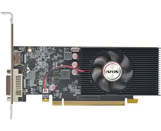  Видеокарта Afox Nvidia GeForce GT1030 (AF1030-4096D4L5) 4GB DDR4 64Bit DVI HDMI LP Single Fan 