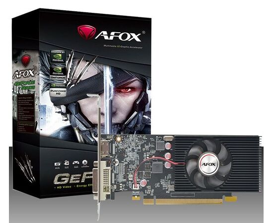  Видеокарта Afox Nvidia GeForce GT1030 (AF1030-4096D4L5) 4GB DDR4 64Bit DVI HDMI LP Single Fan 