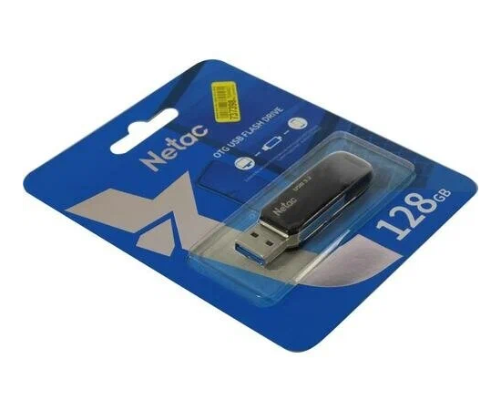  USB-флешка Netac US11 NT03US11C-128G-32BK 128GB USB3.0+TypeC Dual Flash Drive 128GB 