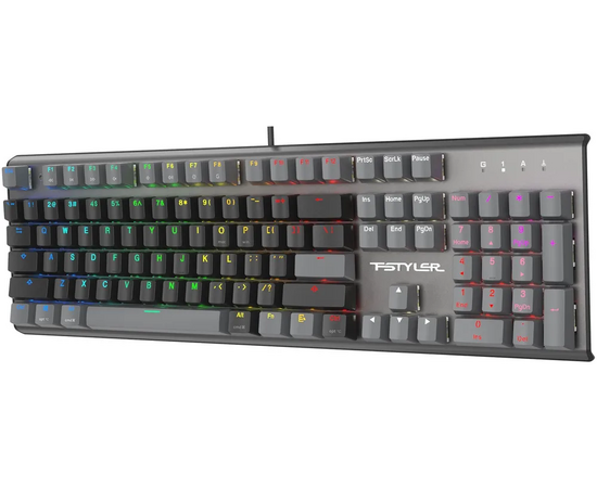  Клавиатура A4Tech Fstyler FS100 Neon механическая черный USB for gamer LED (FS100) 