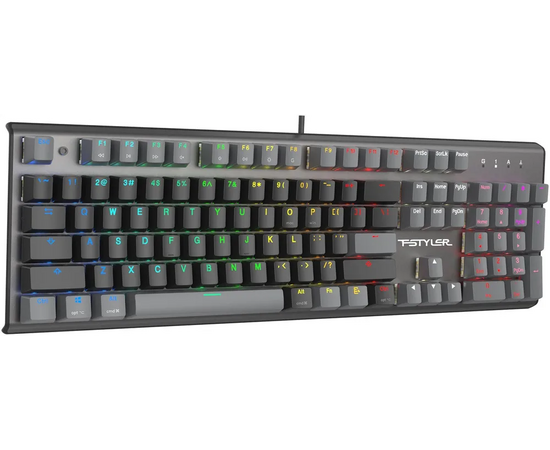  Клавиатура A4Tech Fstyler FS100 Neon механическая черный USB for gamer LED (FS100) 