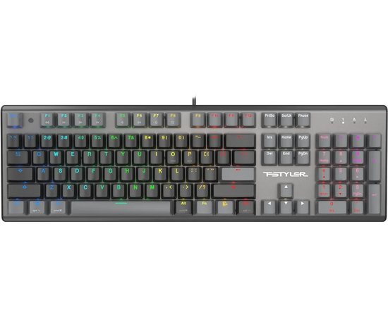  Клавиатура A4Tech Fstyler FS100 Neon механическая черный USB for gamer LED (FS100) 