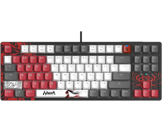  Клавиатура A4Tech Bloody S87 Naraka черный/красный 