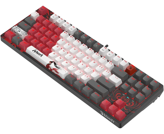  Клавиатура A4Tech Bloody S87 Naraka черный/красный 
