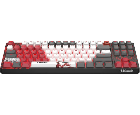  Клавиатура A4Tech Bloody S87 Naraka черный/красный 