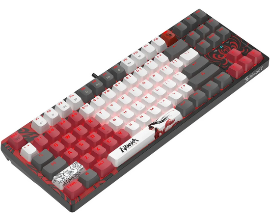  Клавиатура A4Tech Bloody S87 Naraka черный/красный 