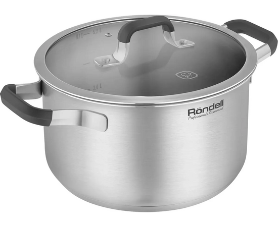  Кастрюля Rondell Stolz RDS-1754 5.2л стальной 