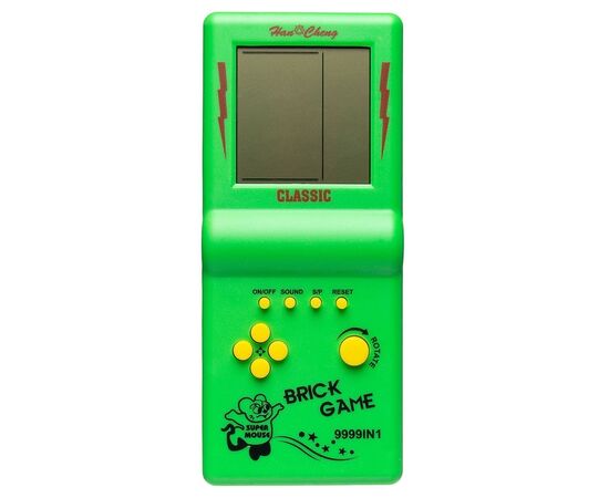  Игровая консоль - Tetris/Тетрис TT Block Game с большим экраном (green) (237372) 