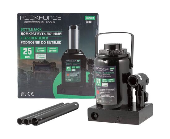 Домкрат бутылочный RockForce RF-T92507(BR) Euro 