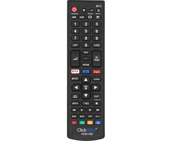  Универсальный пульт ClickPdu для LG HOD1388 