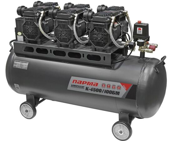  Компрессор поршневой Парма БМ K-4500/100БМ серый/черный 