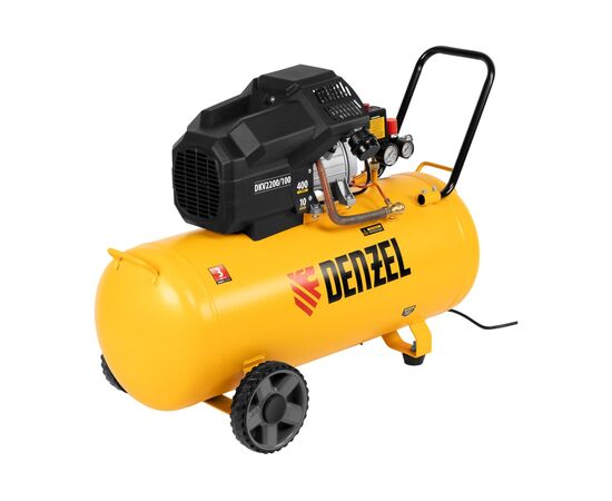  Компрессор воздушный DENZEL DKV2200/100 Х-Pro 58079 2.2кВт, 400л/мин, 100л 