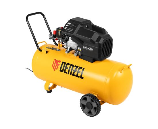  Компрессор воздушный DENZEL DKV2200/100 Х-Pro 58079 2.2кВт, 400л/мин, 100л 