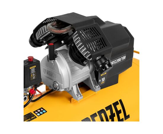  Компрессор воздушный DENZEL DKV2200/100 Х-Pro 58079 2.2кВт, 400л/мин, 100л 