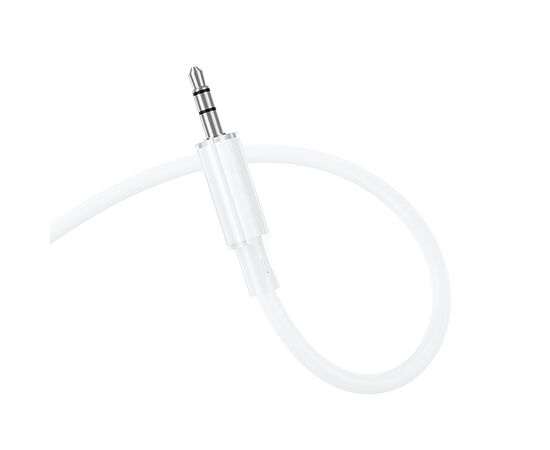  Кабель AUX (папа-папа) Borofone BL21 Lemon 100см   (white) (236077) 