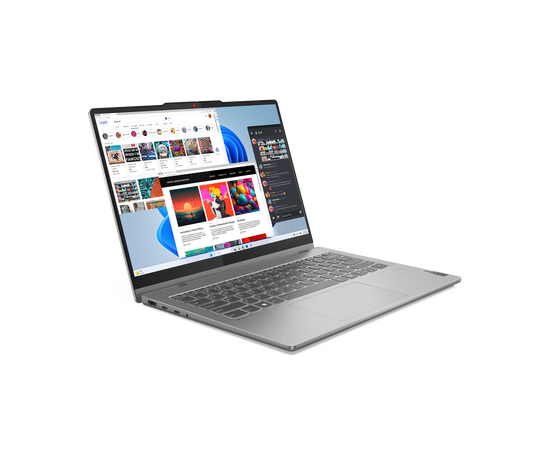  Ноутбук-трансформер Lenovo IdeaPad 5 14IRU9 (83DT0076RK) 14", 2024, OLED, Core 7 150U, 10 ядер, 16ГБ LPDDR5x, 1ТБ SSD, Intel Graphics, без ОС серый 