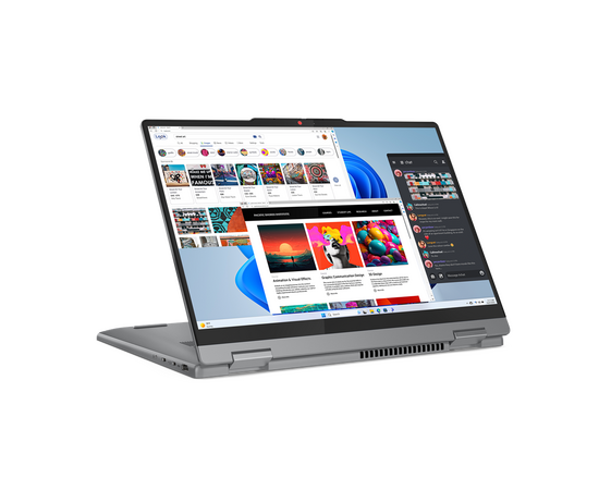  Ноутбук-трансформер Lenovo IdeaPad 5 14IRU9 (83DT0076RK) 14", 2024, OLED, Core 7 150U, 10 ядер, 16ГБ LPDDR5x, 1ТБ SSD, Intel Graphics, без ОС серый 