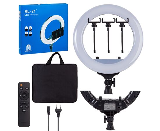  Селфи кольцо - лампа 53см RL-21 с пультом (Black) 