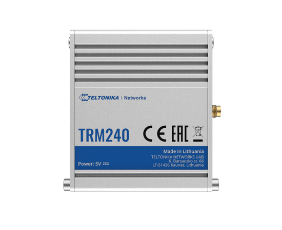  Модем Teltonika TRM240 (TRM2400000) industrial LTE 4G/LTE (Cat 1), 3G, 2G 