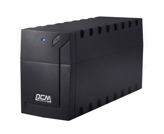  ИБП Powercom RPT-1000AP USB, интерактивный, 1000 ВА / 600 Вт, количество выходных разъемов: 3 (3 с питанием от батареи), USB, защита телефонной линии 