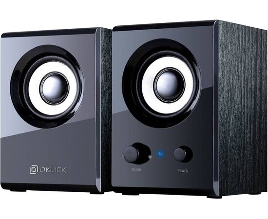  Колонки Oklick OK-160 2.0 черный 6Вт 