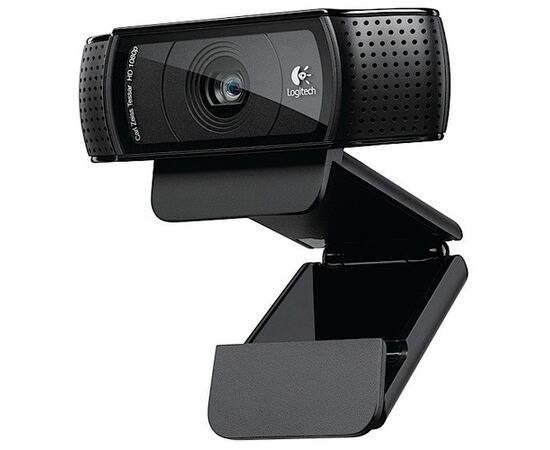  WEB камера  Logitech C920 HD Pro Black 2.0 МПикс, стерео звук, USB(960-001055) 