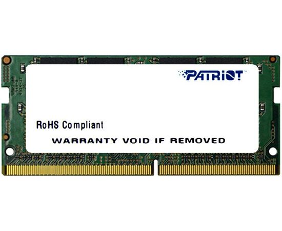  RAM SO-DIMM 4GB DDR4-2133 PC4-17000 Patriot Signature, CL15, 1.2V, retail (PSD44G213381S) 