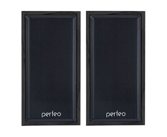  Акустическая система 2.0 Perfeo "Cabinet" мощность 2х3 Вт (RMS), чёрн дерево, USB (PF-84-BK) 