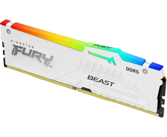  ОЗУ Kingston Fury Beast KF568C34BWA-16 DDR5 - 1x 16ГБ 6800МГц, DIMM, White, Ret 